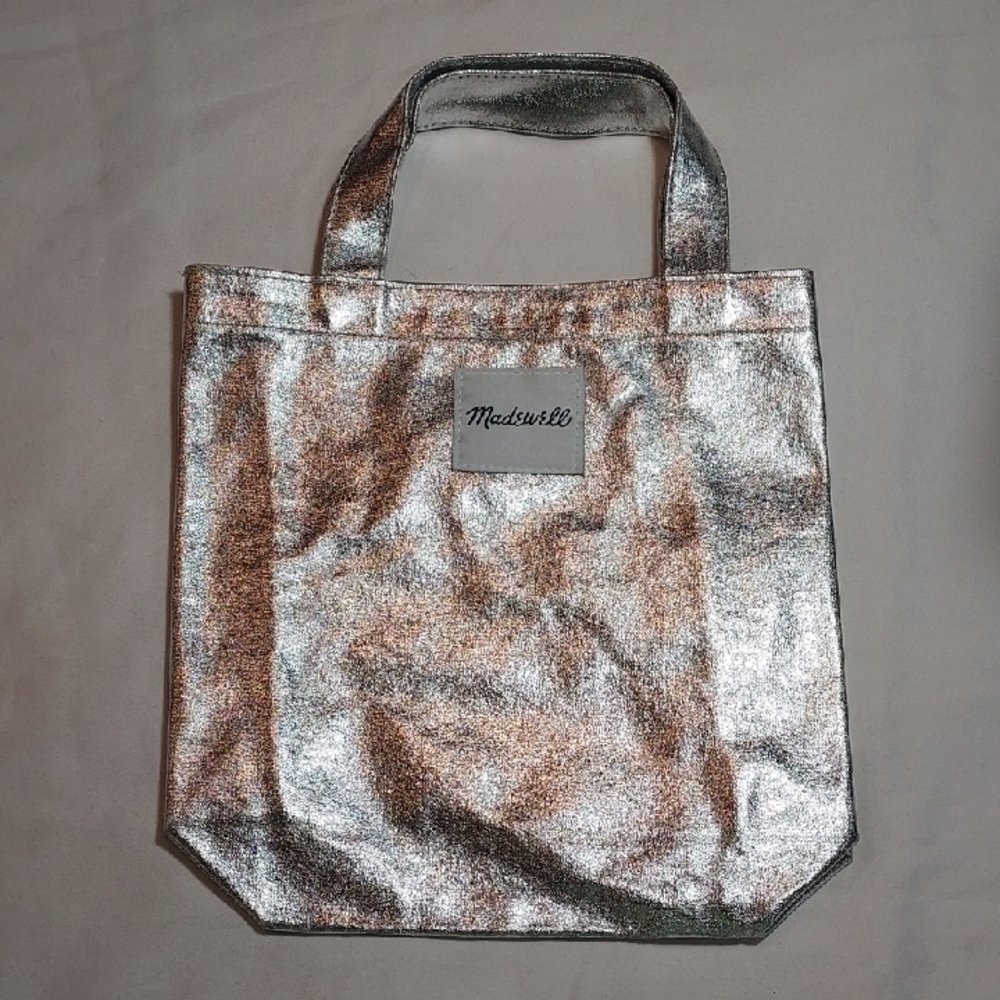 Madewell Silver Mini Tote